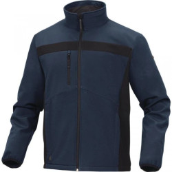 Bluza z Softshell Poliestru i elastanu kolor granatowo-czarny rozmiar S LULE2BMPT