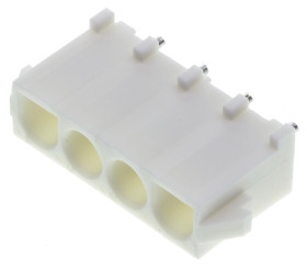 Wtyk PCB 4-pinowe raster: 6.35mm -rzędowe TE Connectivity Przewlekany 19.0A 600.0 V.