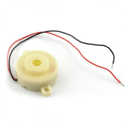 Buzzer z generatorem 32mm 12V w obudowie