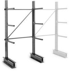 Regał magazynowy wysokość 2000mm 261kg Manorga Stal