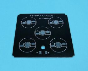 BAZA ALU 5xLED 1W EMITER 70x70mm KWA