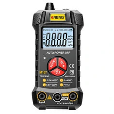 Aneng M167 Cyfrowy miernik uniwersalny 4000 Liczy Prawdziwe RMS Auto Zasięg Napięcie Prąd Tester NCV Podświetlenie Trzymanie Dan