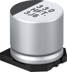 Electrolytic capacitor, 100 µF, 50 V (DC), ±20 %, SMD, Ø 63 mm, EEEFTH101XAV