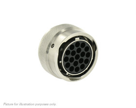 Złącze wielostykowe przemysłowe 19-pinowe Montaż na kablu Gniazdo Souriau Sunbank by Eaton