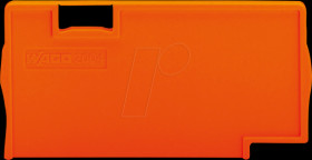 2004-1394 Separator plate, 2 mm thick, overhanging, orange