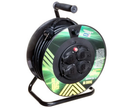 Przedłużacz bębnowy 4-gniazda z/u 50m H05RR-F 3G1,5 IP44 P084501