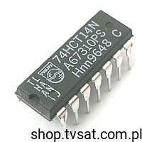 74HCT14N Hex Inverting Schmitt Trigger DIP14 PHILIPS