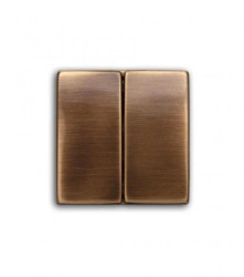 VENA EXCLUSIVE METAL Klawisz podwójny BRĄZ CZESANY PATYNOWANY / LAKIEROWANY BRĄZ RUSTYKALNY 5132225