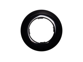 Ramka pojedyncza do serii Retro, plastikowa czarna