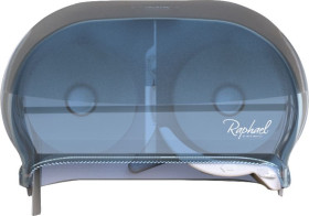 Dozownik papieru toaletowego, Niebieski, ABS, Podwójny, 145mm x 210mm x 325mm