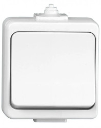 JANTAR-bis Łącznik pojedynczy n/t IP44 biały WNT-1J-b