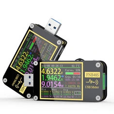 Woltomierz Amperomierz Prąd Woltomierz Tester USB Trigger PD QC4 + PD3.0 2.0 PPS Protokół Szybkiego Ładowania Test Pojemności