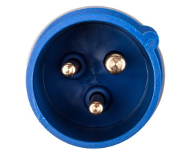 Wtyczka przenośna 16A 3P 230V niebieska IP44 TURBO SHARK 013-6TT