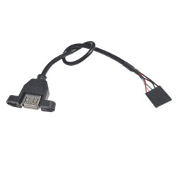 Gniazdo USB typu "A" do obudowy z przewodem 20cm