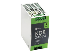 Zasilacz impulsowy KDR 24024 230/ 24VDC 10A 240W na szynę DIN, Uzas: 88-264VACVAC, Ta70, 17000-1817