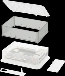RPI4-SPACER.0 Housing accessories - Walking heightening, transparent