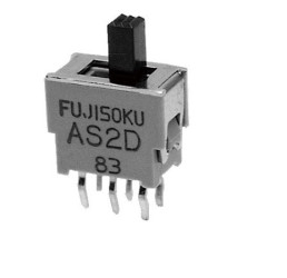 Przełącznik suwakowy, SPDT, montaż PCB, 0,4 VA, Nidec Components