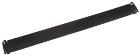 Panel zaślepiający do szafy RACK, 1U, 483 x 6mm, kolor: Czarny, RS PRO