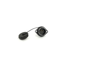 Złącze wielostykowe przemysłowe 6-pinowe 21 mm Montaż na kołnierzu Gniazdo RS PRO