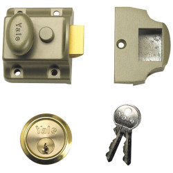 Yale Locks 723 Deadlatch 40mm Backset ENB Finish Box