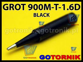 Grot 900M-T-1.6D BLACK do stacji lutowniczych produkcji Zhaoxin/ Aoyue / PT / WEP / Yihua /