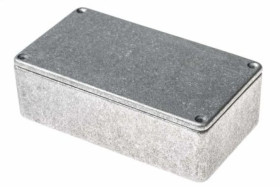 Obudowa ekranowana Srebrny IP54 Neopren, 120 x 65.5 x 39.75mm, RS PRO