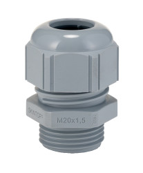 Dławnica kablowa gwint M20 Poliamid min. średnica kabla 25mm max. średnica kabla 27.6mm +100°C IP69