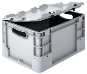 Alpha Paletten & Boxen 1658732 Pojemnik do sztaplowania nadaje się na żywność (D x S x W) 400 x 300 x 120 mm niebieski 1