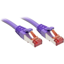 LINDY 47822 RJ45 Patch Cable CAT 6 S/FTP 1.00m Violet Snagless