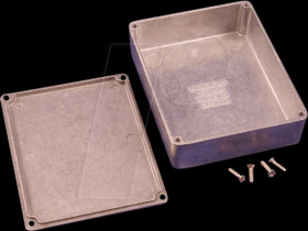 1590BB aluminum casing, 1590 B, 119,5 x 94 x 34 mm, aluminum