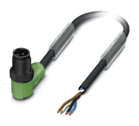 Przewód czujnik-siłownik ze złączem Złącze M12 liczba rdzeni 4 długość 10m Rodzaj A Męskie