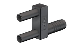 Złącze bananowe Wtyk Czarny 10A Staubli rozmiar 2mm