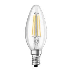Żarówka LED E14 B35 CL 4W = 40W 470lm 4000K Neutralna 300 Filament OSRAM STAR