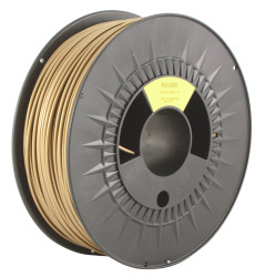 Filament do drukarki 3D PLA Ø 2.85mm 1kg Złoty RS PRO