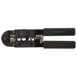 Praska ręczna do wtyków RJ11/12/45, 213050, Haupa