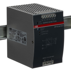 Zasilacz szyny DIN U wy 24V dc I wy 10A U we 90 → 132 V ac,186 → 264 V ac / 210 → 370V dc ABB 240W