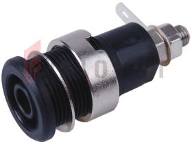 Gniazdo panelowe bezp. 4mm GLP301-BK 32A CAT II 1000V