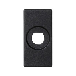 Simon Connect Płytka K45/2 225x45mm z otworem fi 10mm czarny K102/14