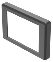 Ramka przełącznika modułowego, Przednia ramka, do uzytku z: Seria 02