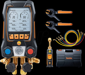 0564 5703 testo 570s Smart Vacuum Kit with set of 4 filling hoses