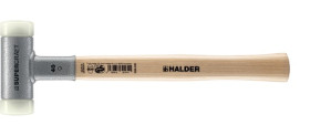 Młotek gumowy Okrągły 715g Stal z wymienną końcówką Halder