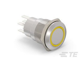 Nasadka przełącznika Chwilowy DPST, montaż panelowy TE Connectivity