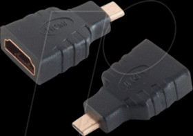 BS77413 adapter HDMI-A bush &lt; HDMI-D plug micro