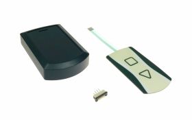 Obudowa KM-100AK KL-1.2 czarna 73x46x17