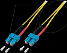 O2513.2 Duplex Jumper SC-SC 9/125µ, OS2, LSZH, yellow, 3.0mm, 2m