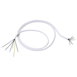 Bachmann 119270 Oven Cable White 1.50m H05VV-F 5G2.5qmm Wire End Sleeves