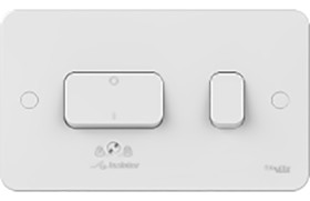 Włącznik światła, 10A, 230V, 1-przyciskowy, 3-biegunowy, IP20 Lisse, Schneider Electric