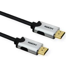 Value 11.99.5943 HDMI Cable Black Double Shielded 3m 10K UHD 8K UHD