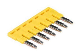 Złącze krzyżowe Szyna zworki Wieland Terminal zaciskowy do montażu na szynie DIN typu WKF