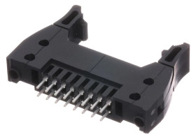 Złącze IDC 16-pinowe 2-rzędowe raster: 2.54mm Męski Przewlekany RS PRO